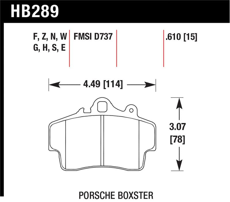 Hawk Performance Ceramic Street Brake Pads