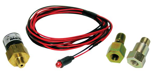 BD Diesel Low Fuel Pressure Alarm Kit Red LED - 1998-2007 Dodge 24-valve
