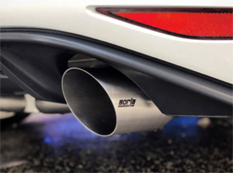 عادم خلفي من Borla 2018 Volkswagen GTI (MK7.5) 2.0T AT/MT SS S-Type مع أطراف مصقولة من الفولاذ المقاوم للصدأ
