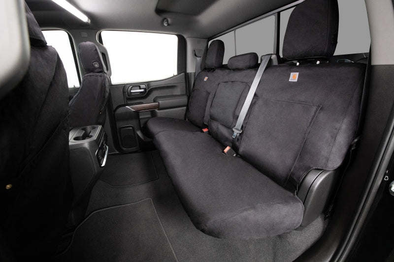 Covercraft 19-20 Ford F150 Carhartt Super Dux SeatSaver Custom Front Row Seat Covers - Black
