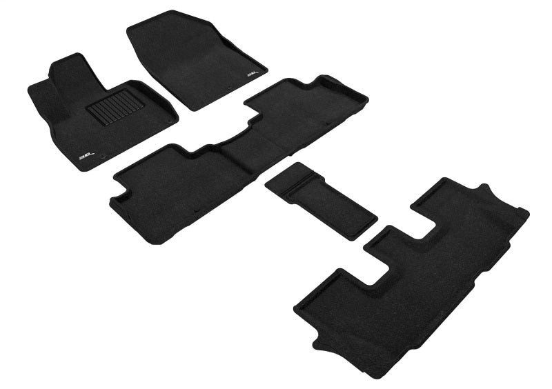 3D MAXpider 20-24 Kia Telluride 7-Seat Elegant Black R1 R2 R3