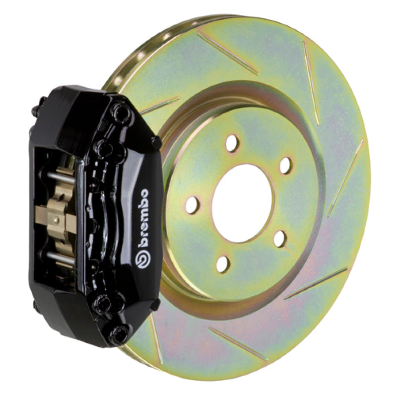 بريمبو 05-06 فوكس أمامي GT BBK 4 مكابس مصبوبة قطعتان 305x28 قطعة واحدة دوار مشقوق النوع 1 أسود
