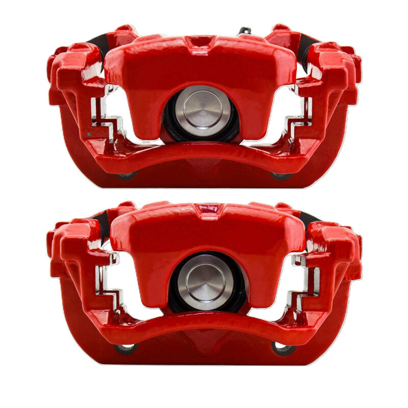 Power Stop 21-24 Toyota Venza Rear Red Caliper w/Bracket (Pair)