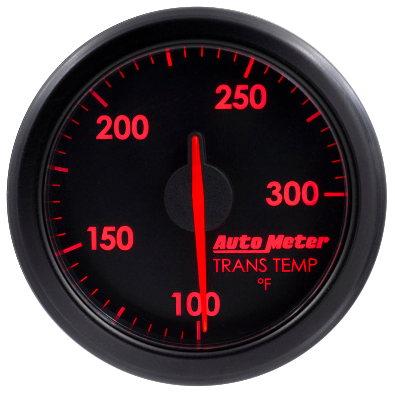 مقياس درجة حرارة ناقل الحركة Airdrive 2-1/6 بوصة من Autometer، 100-300 درجة فهرنهايت - أسود