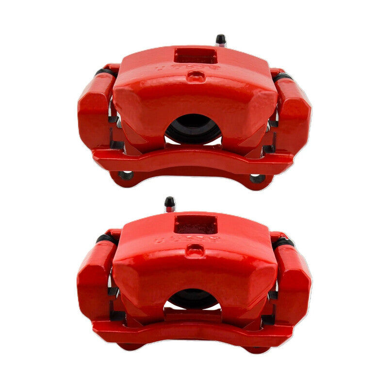 Power Stop 18-22 GMC Terrain Front Red Caliper w/Bracket (Pair)