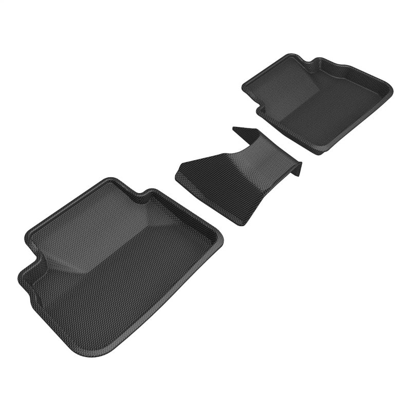 3D MAXpider 22-23 Subaru WRX Kagu Black Floor Mats - Row 2