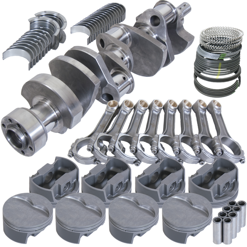 Eagle Chevy LT1350 1Pc 3.750in Crank 6.000in I-Beam Rods -5cc 4.040in Pistons Rotating Assembly