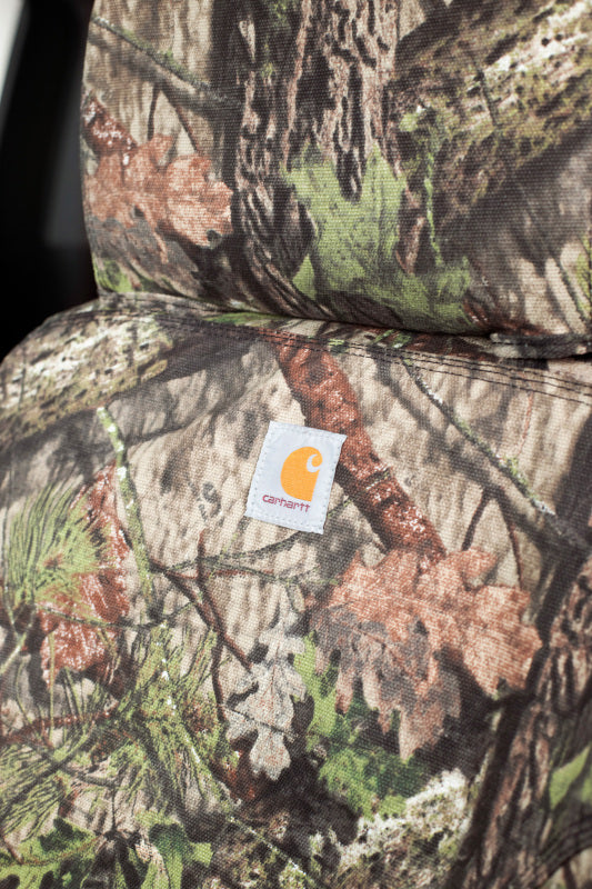 Covercraft 15-22 Chevrolet Colorado Carhartt Camo SeatSaver Custom Front Row Seat Covers - Mossy Oak