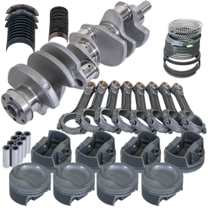 Eagle Ford 351W 4.000in Crank 6.200in I-Beam Rods -28cc Inv Dome 4.030in Pistons Rotating Assembly