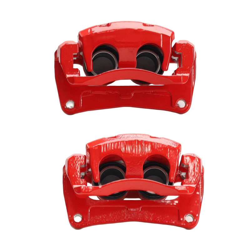Power Stop 18-23 Subaru Crosstrek Front Red Caliper w/Bracket (Pair)