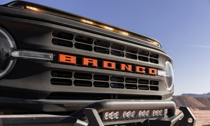 AVS 21-23 Ford Bronco 2/4Dr. Excl. Raptor Aeroskin LightShield Hood Protector - Black