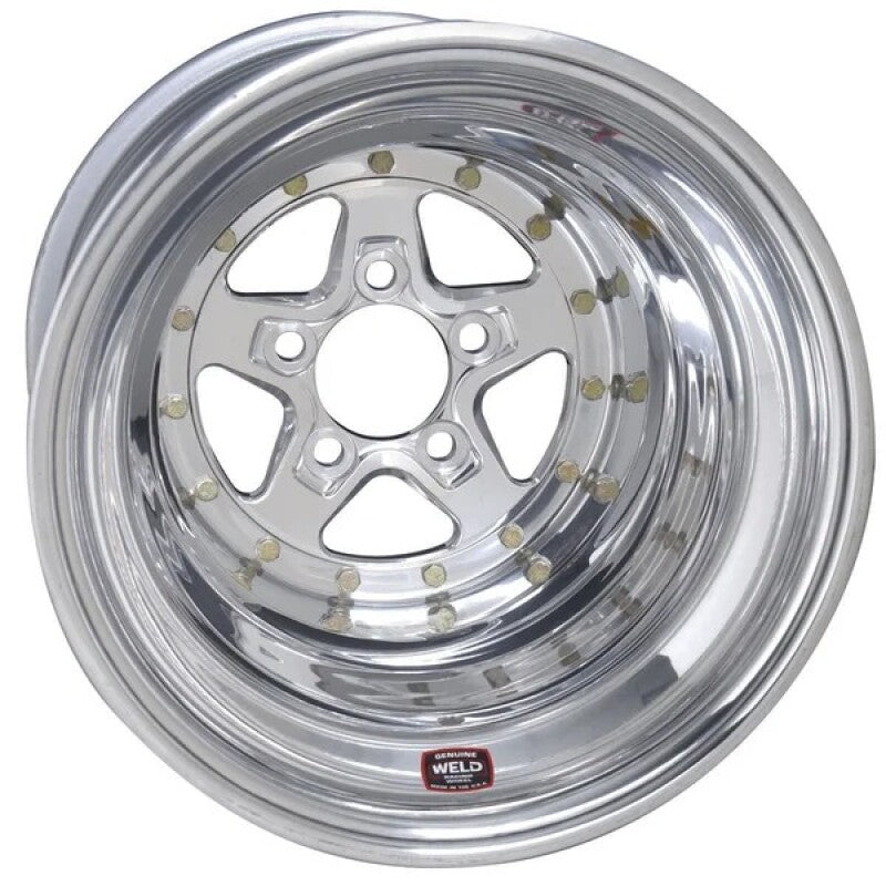 Weld Alumastar 2.0 15x10 / 5x4.75 BP / 5in. BS Polished Wheel - Non-Beadlock