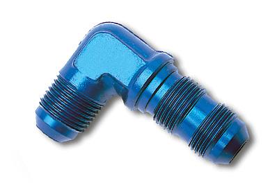 Russell Performance -12 AN 90 Degree Flare Bulkhead (Blue)