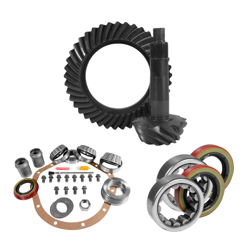 Yukon Gear 8.875in GM 12T 3.42 Rear Ring & Pinion Install Kit Axle Bearings and Seals