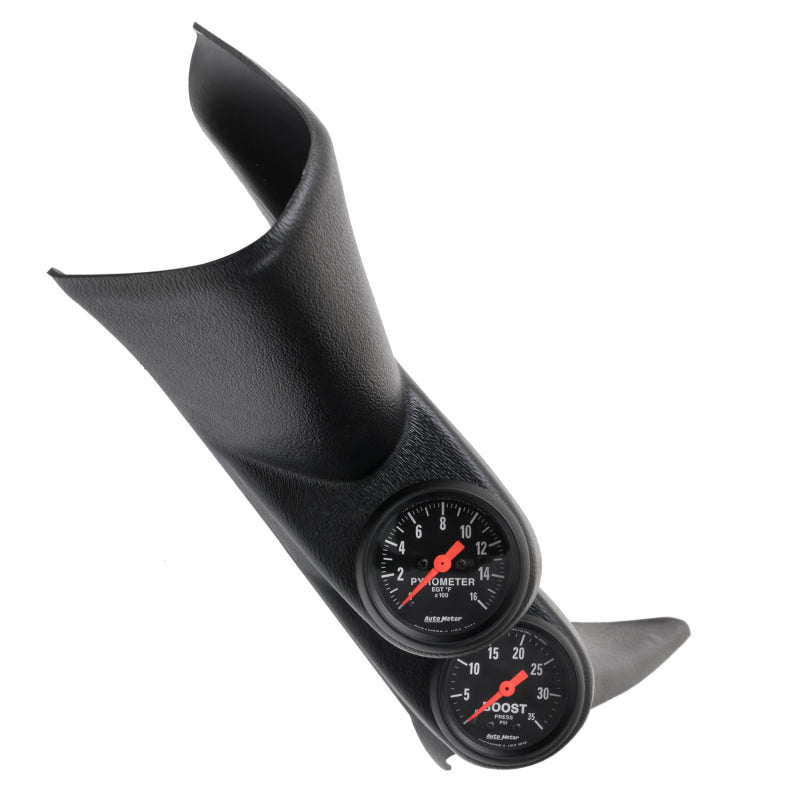 طقم عدادات قياس الحرارة/التعزيز من Autometer لسيارة شيفروليه سيلفرادو 2500 HD ذات العمود A المزدوج من سلسلة Z موديل 2001-2006