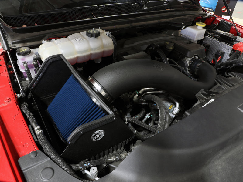 نظام سحب الهواء البارد السريع aFe مع فلتر Pro 5R لسيارة Ram 1500 V6 سعة 3.6 لتر موديل 19-21