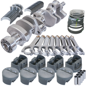 Eagle Chevy LT1 350 1Pc 3.750in Crank 5.700in H-Beam -5cc Flat Top 4.040in Pistons Rotating Assembly