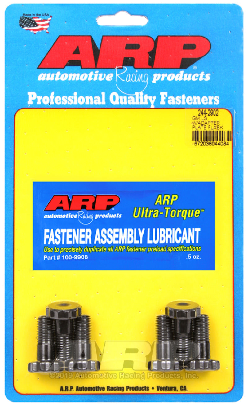 طقم مسامير لوحة Flexplate من ARP GM LS مع محول