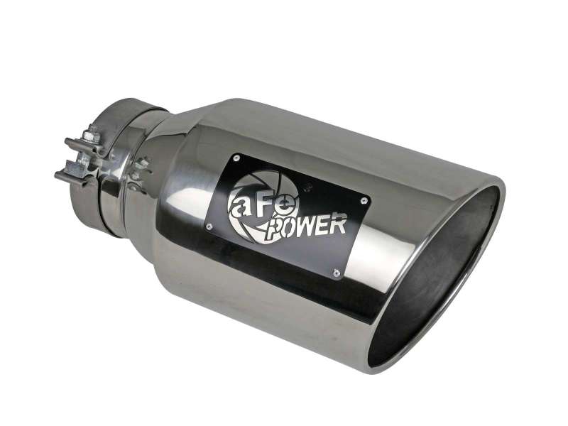 طرف عادم aFe Power Universal بمدخل 5 بوصات ومخرج 8 بوصات MACH Force-XP بمشبك - مصقول