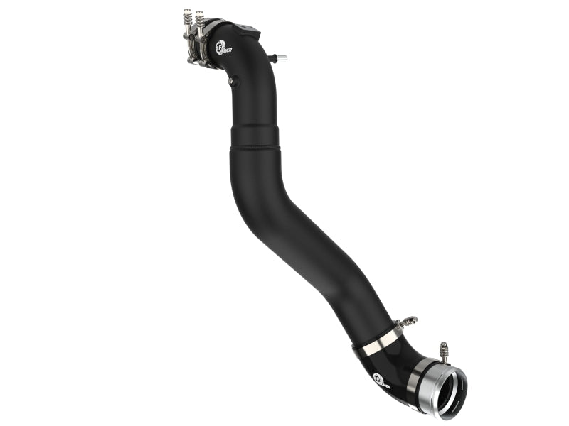 aFe 21+ Ford F-150 V6-3.5L (tt) BladeRunner أنبوب شحن بارد من الألومنيوم مقاس 3 بوصات إلى 3.5 بوصة أسود