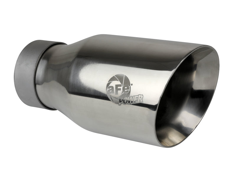 طرف عادم aFe MACH Force-Xp Univ 304 SS مزدوج الجدار بمشبك - مصقول - مدخل 3 بوصة - مخرج 4.5 بوصة