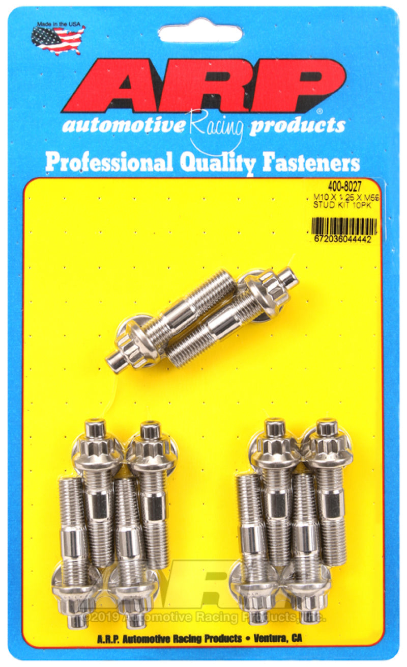 طقم مسامير ARP M10 × 1.25 × 55 مم (10 قطع)