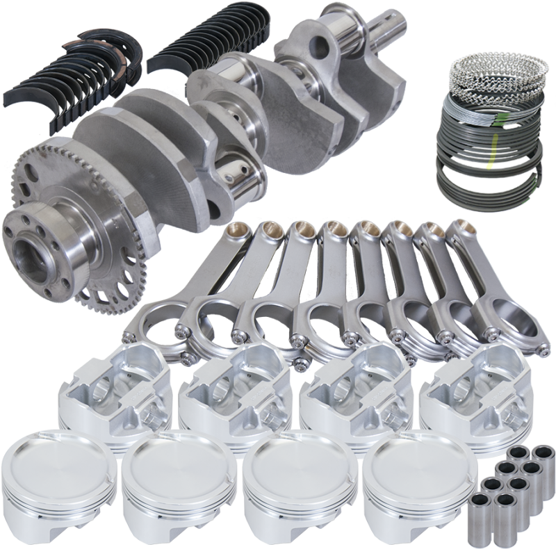 Eagle Chevy LS 4.8/5.3 4.000in Crank 58 Tth Rlctor 6.125in H-Beam 3.780in Pistons Rotating Assembly