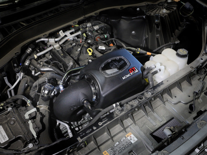 نظام سحب الهواء البارد Momentum GT POWER L4 2.3L لسيارة فورد إكسبلورر موديل 20-23 مع فلتر Pro DRY S