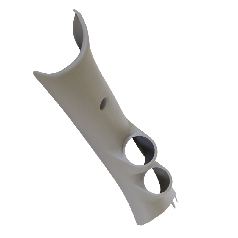 أوتوميتر 10-12 دودج رام 52 مم بني داكن ثنائي الأعمدة