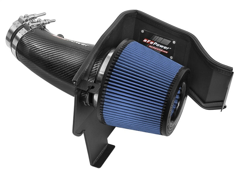 مدخل هواء من ألياف الكربون aFe MagnumFORCE المرحلة الثانية Pro 5R 11-17 Dodge Challenger/Charger SRT-8 V8 6.4L