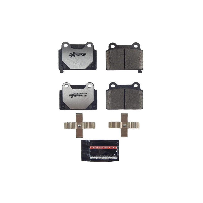 Power Stop 08-15 Mitsubishi Lancer Rear Z26 Street Pad w/Hardware