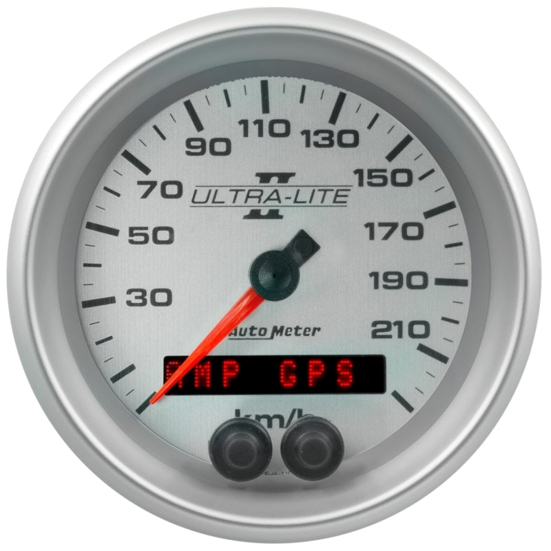عداد السرعة Autometer Ultra-Lite II 3-3/8 بوصة 225 كم/ساعة (GPS)