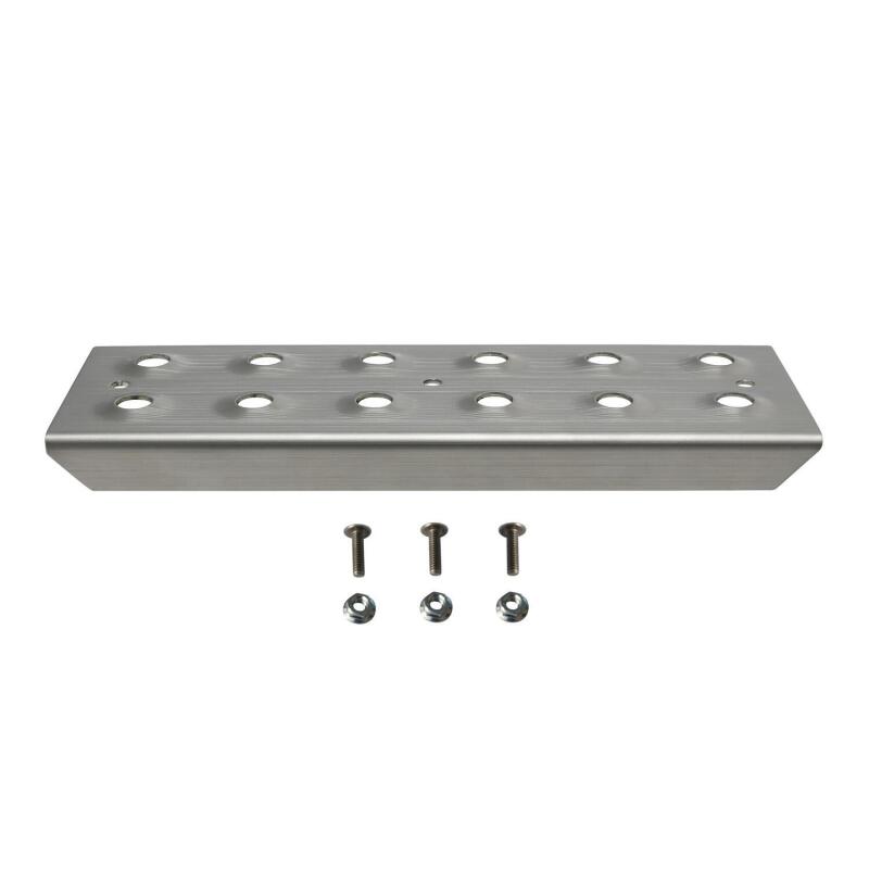 Westin 11in Step Plate w/screws (Set of 2)- Stainless Steel