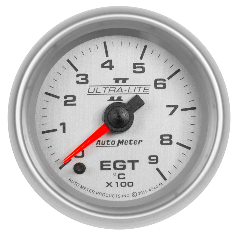 مقياس البيرومتر Autometer Ultra-Lite II (Egt) 2 1/16in 900c محرك متدرج رقمي Ultra-Lite II