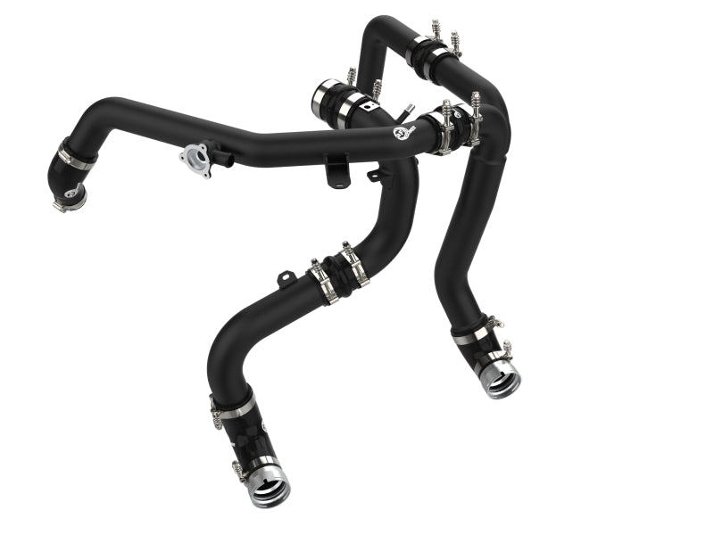 طقم أنابيب شحن ساخنة وباردة من الألومنيوم لسيارة فورد برونكو V6-2.7Ltt BladeRunner 21-23 aFe - أسود