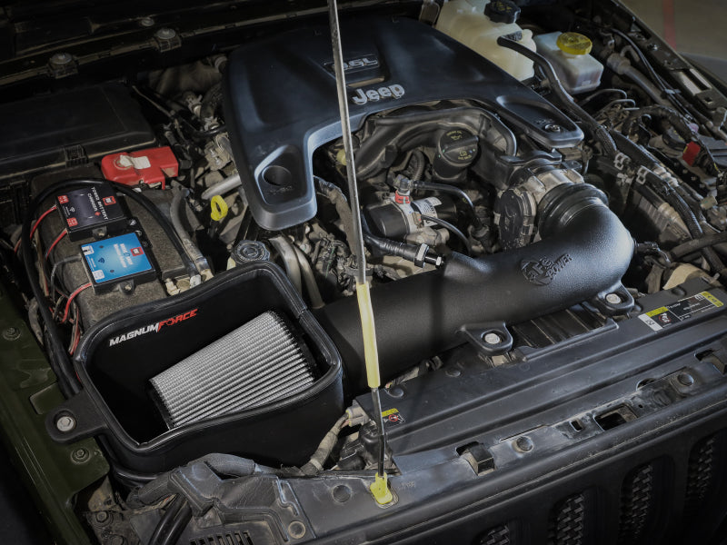 نظام سحب الهواء البارد aFe Magnum FORCE Stage-2 Pro Dry S لسيارة Jeep Wrangler (JL) 18-23 V6-3.6L