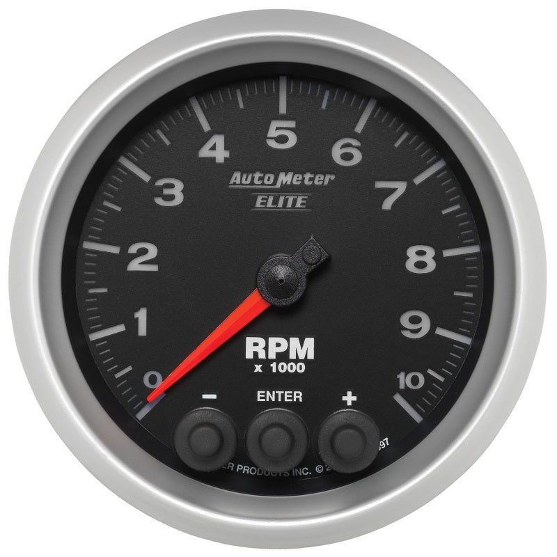ضوء ناقل الحركة التقدمي من Autometer Street 85.7 مم عداد دورات المحرك 0-10,000 دورة في الدقيقة