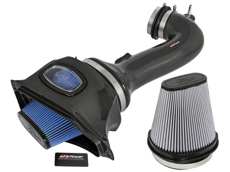 نظام سحب الهواء البارد من ألياف الكربون aFe Momentum PDS/P5R لسيارة شيفروليه كورفيت Z06 V8 سعة 6.2 لتر موديل 2015-2016