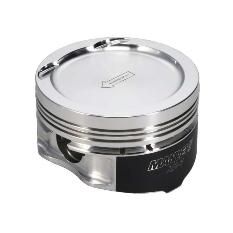 Manley Nissan SR20DE Piston Set - 87.00mm Bore 1.260in CH, -12.00 CC