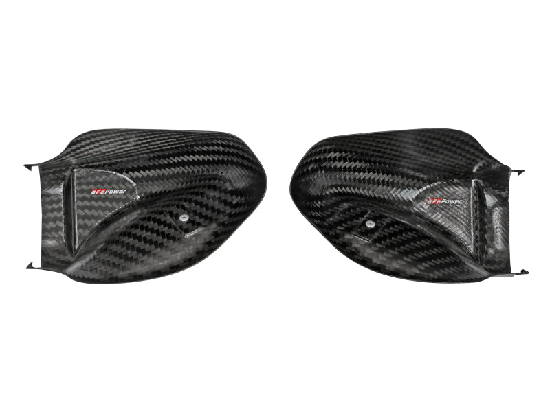 مغرفة هواء ديناميكية من ألياف الكربون من سلسلة aFe Momentum Black - BMW M5 (F90) 18-19