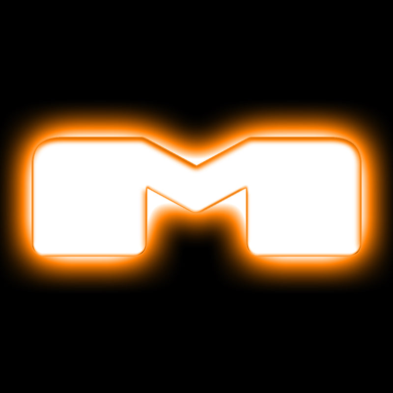 ORACLE Lighting Universal Illuminated LED Letter Badges - Matte Wht Surface Finish - M