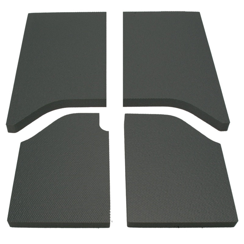 DEI 11-18 Jeep Wrangler JK 2 Door Boom Mat بطانة سقف - 4 قطع - أسود