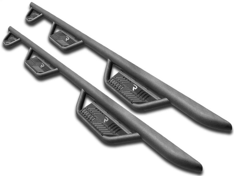 N-Fab Podium LG 17-18 Chevrolet/GMC 2500/3500 Crew Cab 6.5ft Bed - Tex Black - Bed Access - 3in