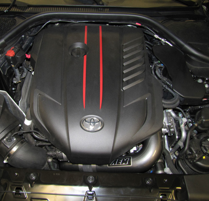 مجموعة أنابيب شحن مبرد توربيني AEM 20-21 Toyota Supra L6-3.0LF/I