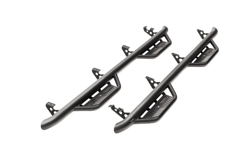 N-Fab Podium LG 09-14 Dodge Ram 1500 Quad Cab SRW - Tex. Black - Cab Length - 3in