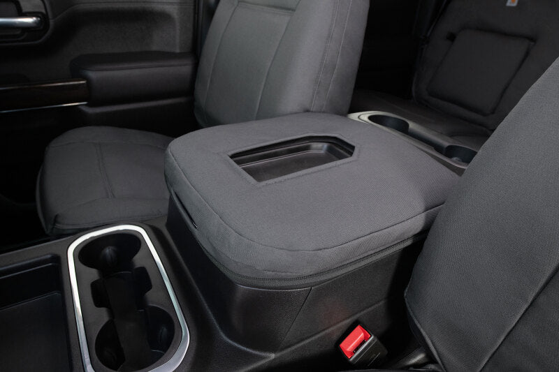 Covercraft 19-24 Dodge Ram Carhartt PrecisionFit Custom Front Row Seat Covers - Gravel