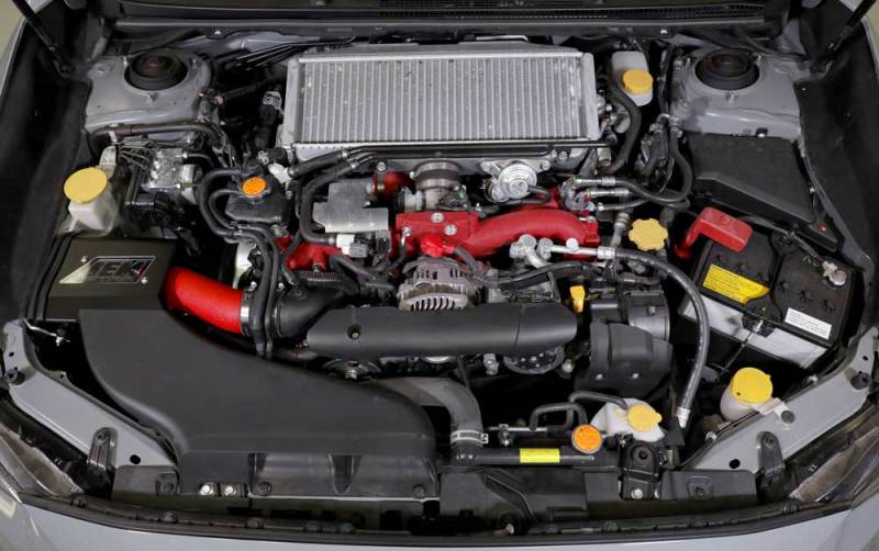 مدخل هواء بارد AEM Induction لسيارة سوبارو WRX STI 2019 سعة 2.5 لتر - أحمر متجعد
