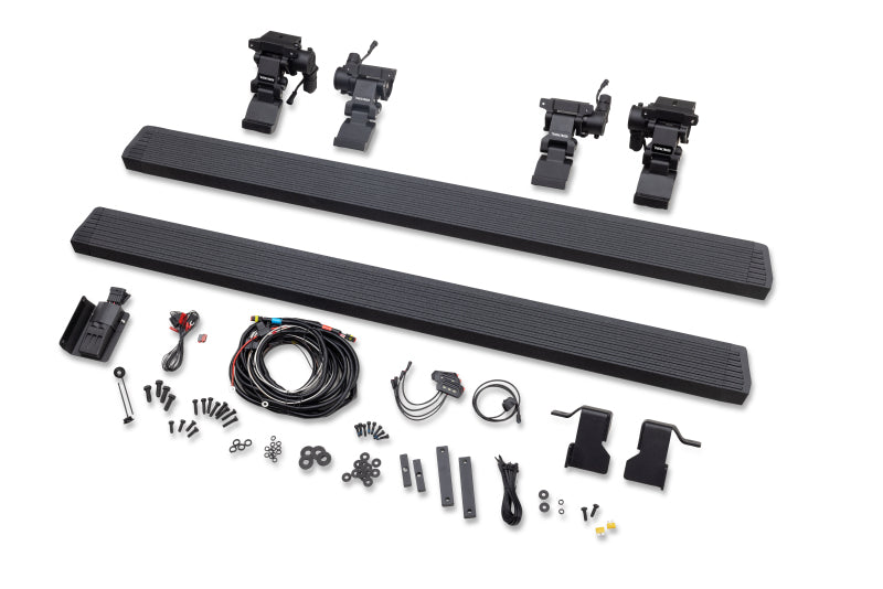 RealTruck 18-24 Jeep Wrangler 4dr VoltStep Electric Running Board Kit - Bedliner Coating