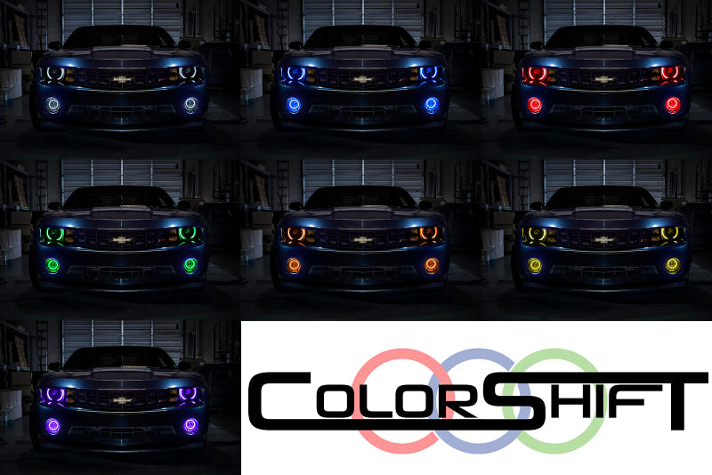 Oracle Chevrolet Camaro RS 10-13 Halo Kit - ColorSHIFT w/ Simple Controller