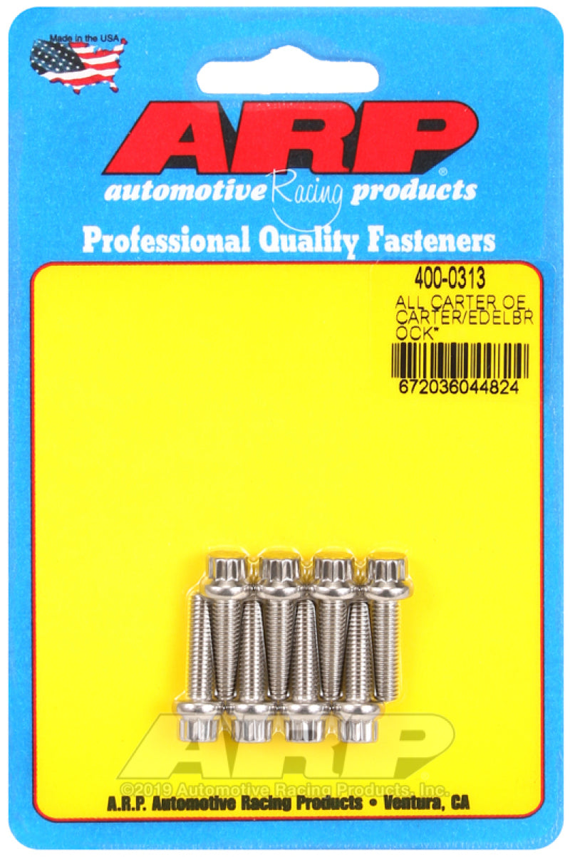 طقم مسامير المكربن ARP All Carter OE/Carter/Edelbrock (سلسلة Performer وThunder)